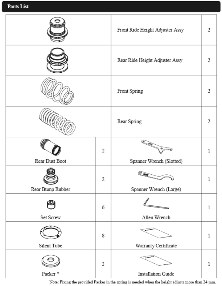 HKS Adjustable Spring Kit for Toyota Supra A90 - OneFastShop