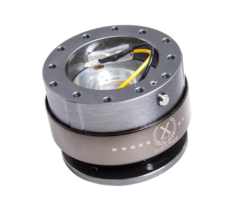 NRG Quick Release Gen 2.0 - Gunmetal Body/Titanium Chrome Ring - OneFastShop