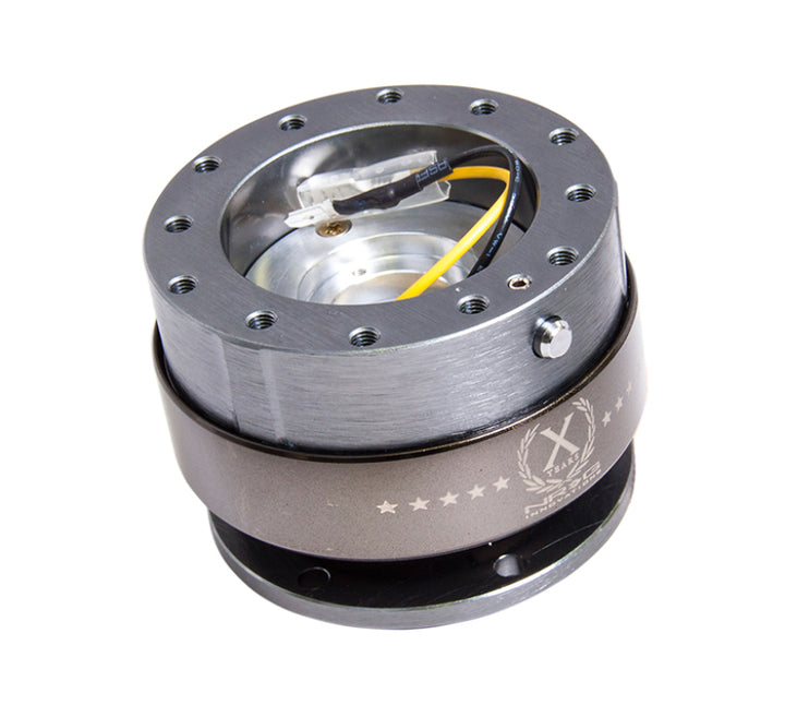 NRG Quick Release Gen 2.0 - Gunmetal Body/Titanium Chrome Ring - OneFastShop