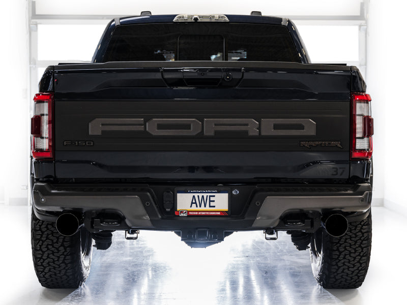 AWE Gen 3 Ford Raptor SwitchPath Exhaust with Diamond Black Tips - Fits 2021-2024 Ford F-150 Raptor - OneFastShop