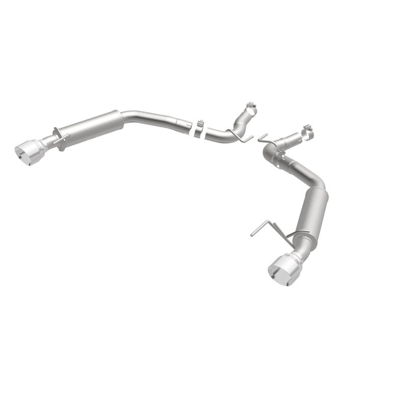Magnaflow Axle Back Exhaust System SS 2.5in Competition Dual Split Polish 4.5in Tip 2015-2023 Ford Mustang EcoBoost - OneFastShop