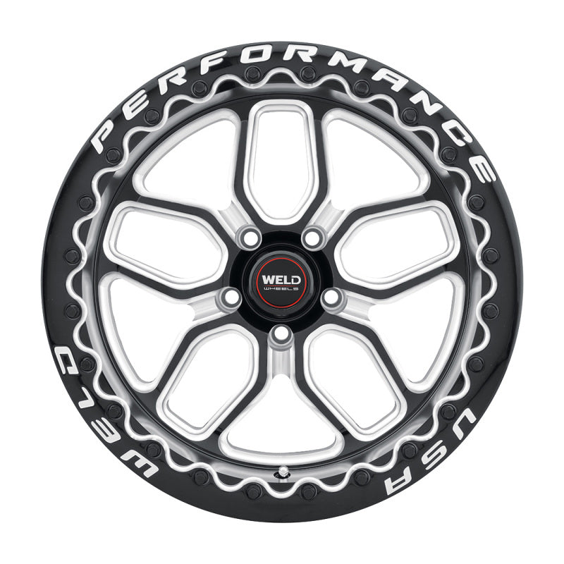 Weld S907 Laguna Beadlock Wheel 18X10 – 5X112 for ET40 Offset BS7.1 Gloss Black MIL Dia 78.1 (S907)