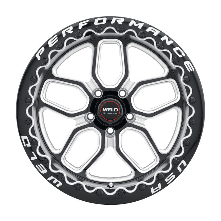 Weld S907 Laguna Beadlock Wheel 18X10 – 5X112 for ET40 Offset BS7.1 Gloss Black MIL Dia 78.1 (S907)