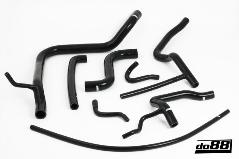 do88 Silicone Coolant Hose Kit - Saab 900 Turbo (T8) 1981-1989 - Black