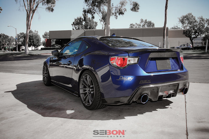 Seibon Carbon Fiber Rear Fin Spoiler for 12-13 Scion FRS - OneFastShop