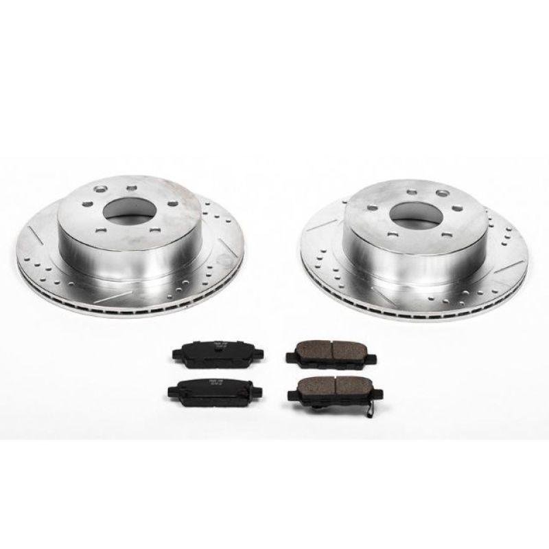 PowerStop Z23 Evolution Sport Rear Brake Kit for 03-05 Infiniti G35 - OneFastShop