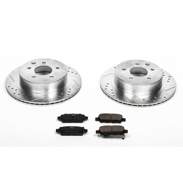 PowerStop Z23 Evolution Sport Rear Brake Kit for 03-05 Infiniti G35 - OneFastShop