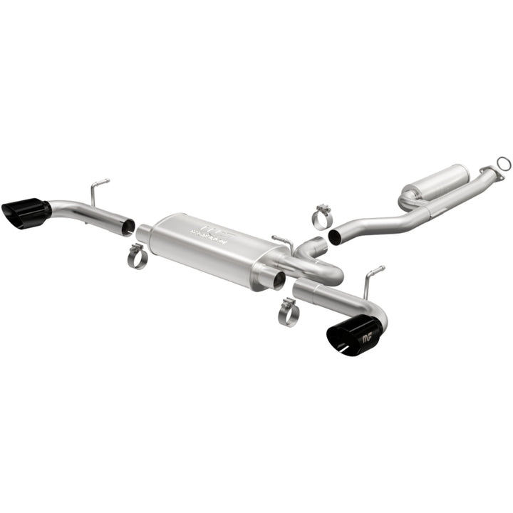 Magnaflow Street Series Cat-Back Exhaust System for 19-21 Toyota RAV4 - Dual Rear Exit - Black - OneFastShop