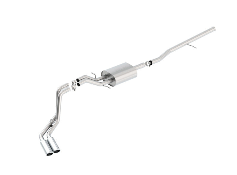 Borla S-Type Cat-Back Exhaust System - 14 Sierra 1500 - Ext. Cab Stnd Bed - CC Short Bed - 143.5in WB