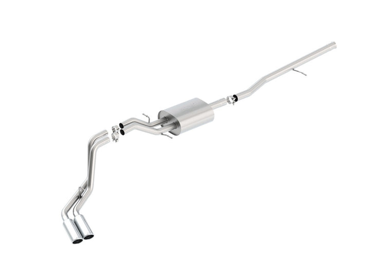 Borla S-Type Cat-Back Exhaust System - 14 Sierra 1500 - Ext. Cab Stnd Bed - CC Short Bed - 143.5in WB