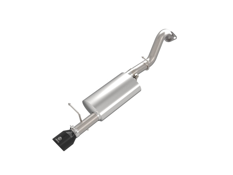 aFe 14-19 Toyota Corolla Takeda 2.5Inch 304SS Axle-Back Exhaust With Black Tip