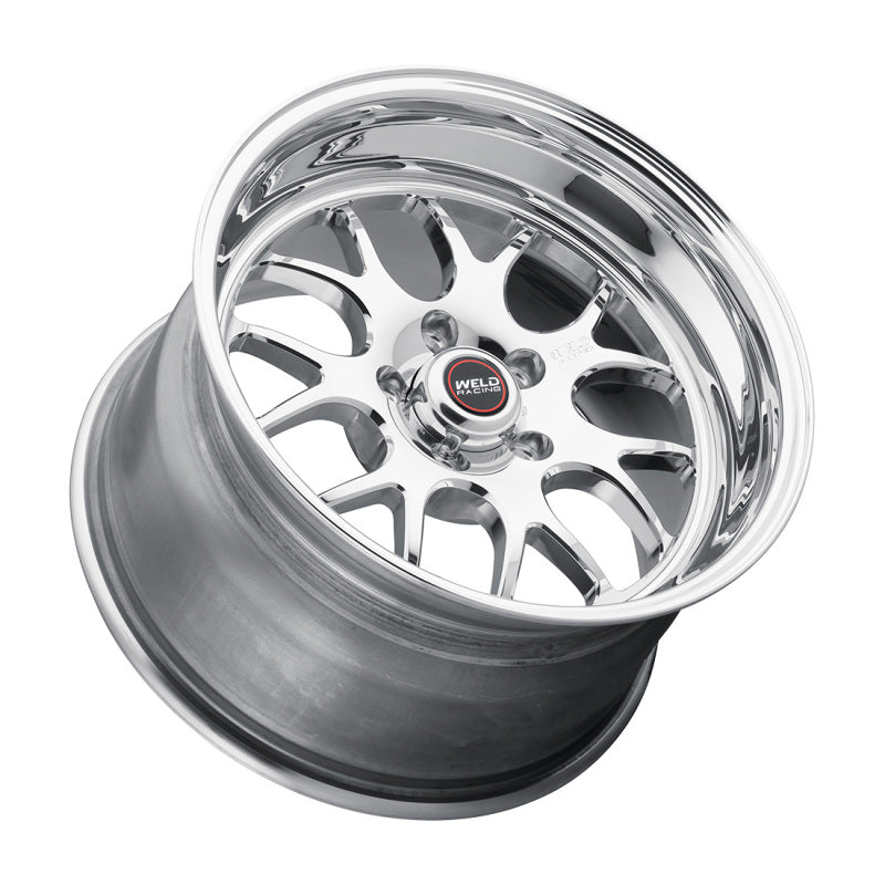Weld S77 20x9 / 5x5 in BP / 5.8 in. BS Polished Wheel (High Pad) – Non Beadlock.