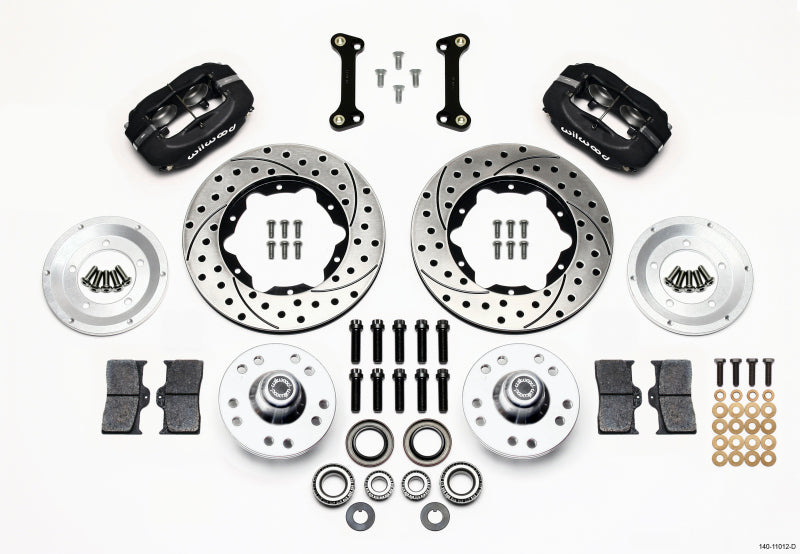Wilwood Forged Dynalite Front Kit 11.00in Drilled 82-92 Camaro Firebird - OneFastShop