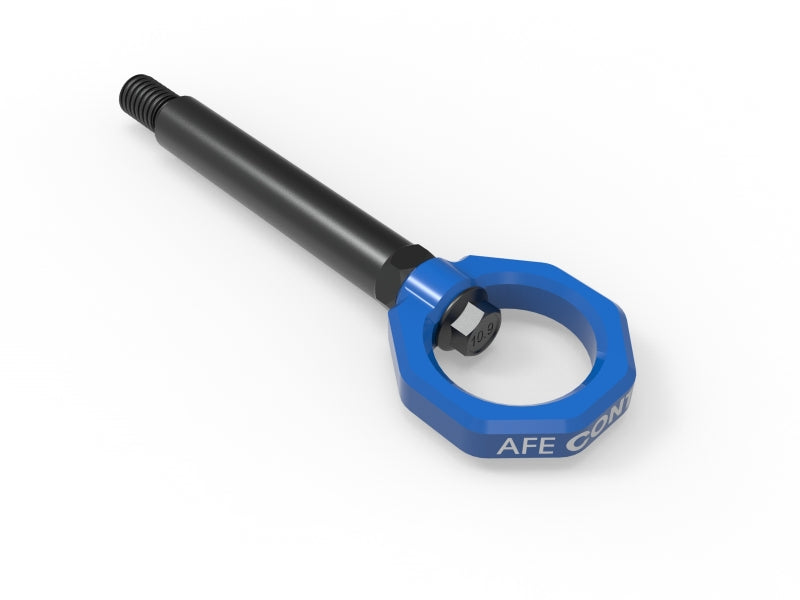 aFe 2023–2025 CONTROL Front/Rear Tow Hook – Blue for BMW M2 (G87) - OneFastShop