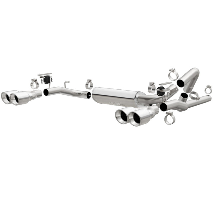 MagnaFlow Street Series Cat-Back Exhaust System with Quad Tips for 98-02 GM F-Body - OneFastShop