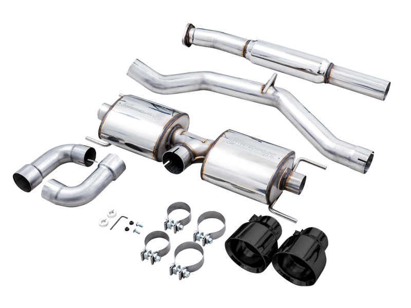 AWE Tuning Touring Edition Diamond Black Tip Cat-Back Exhaust - Subaru BRZ / Toyota GR86 2013-2026, image 8