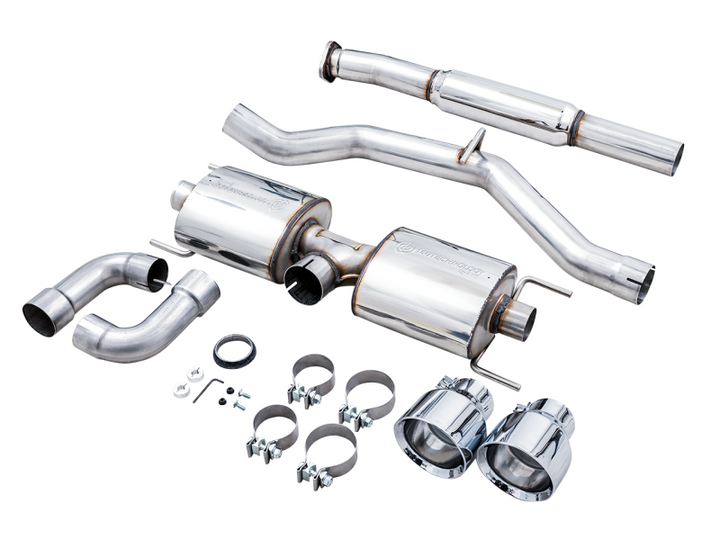 AWE Subaru BRZ/ Toyota GR86/ Toyota 86 Touring Edition Cat-Back Exhaust- Chrome Silver Tips.