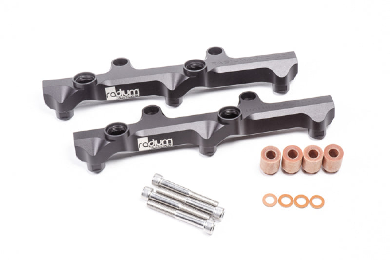 Radium Engineering Fuel Rail Kit for Nissan R35 GT-R E85 Compatible with OEM and Aftermarket Injectors 2009-2021