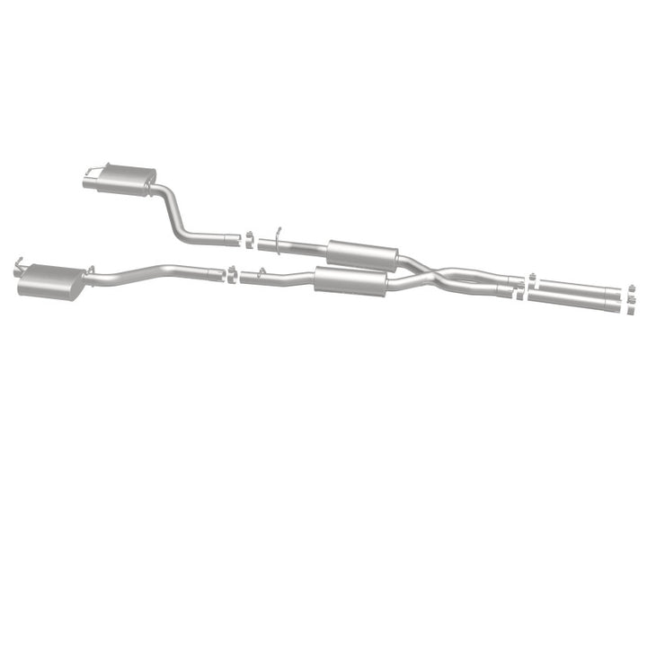 Magnaflow Cat-Back SS 2.5in Dual Split Rear Exit OEM Tips for 15-16 Dodge Charger Chrysler 300 5.7L V8 - OneFastShop