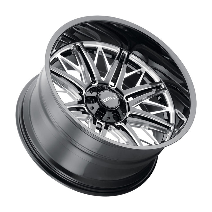 Weld Off-Road W145 Cascade Wheel 22X12 8X180 Bolt Pattern ET-44 BS4.75 Gloss Black MIL 124.3 (124.3)