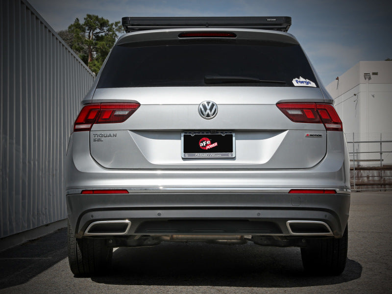 aFe MACH Force-Xp 3in 2 1/2in SS Cat Back Exhaust System VW Tiguan 2018-2022 2.0 AWD 110in Wheelbase