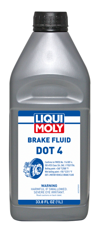 LIQUI MOLY 1L Brake Fluid DOT 4 Compatible with Acura ILX MDX RDX TLX and More - OneFastShop