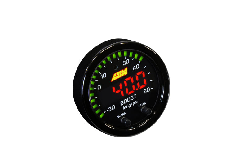 AEM X-Series Boost Pressure Gauge - -30inHg to 60psi, image 5