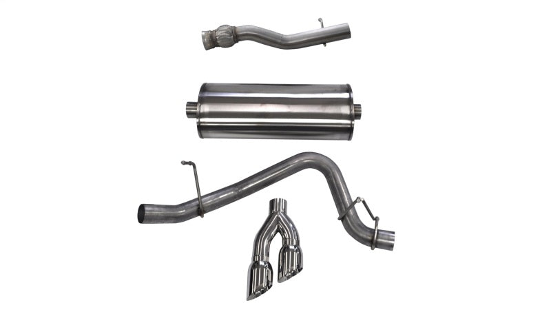 CORSA Sport Cat-Back Exhaust - GMC Yukon XL Denali 2015-2020 - Polished Tips