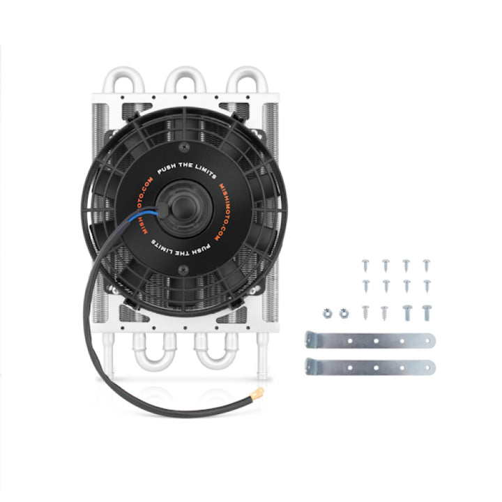 Mishimoto Heavy Duty Transmission Cooler with Electric Fan for Ford Mustang GT/GT Premium/Bullitt/Mach 1 (2018-2021, 2019-2020, 2021) - OneFastShop