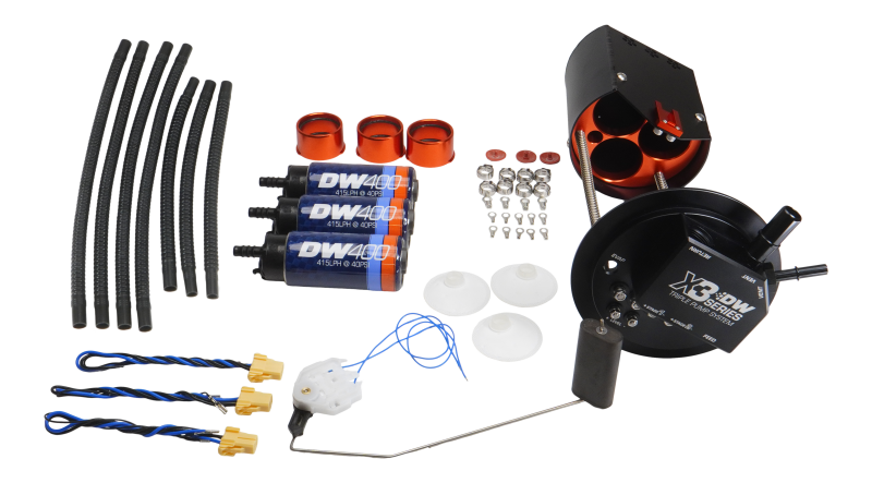 DeatschWerks X3 Module with DW400 Pumps for 2005-2018 Chevrolet Silverado 1500 Base Custom High Country