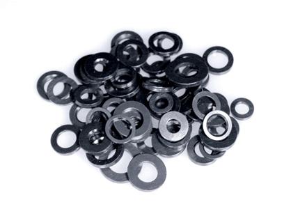 ARP M12 ID x 0.86 OD Chamfer Black Washer Zero Point Eight Six OD Diameter (10 Pack)