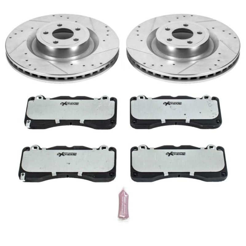 PowerStop Z26 Street Warrior Front Brake Upgrade Kit - Ford Mustang (S550) 2015-2023