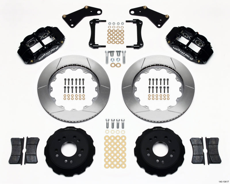 Wilwood Narrow Superlite 6R Front Hat Kit 14.00in for 65-82 Corvette C2/C3 - OneFastShop