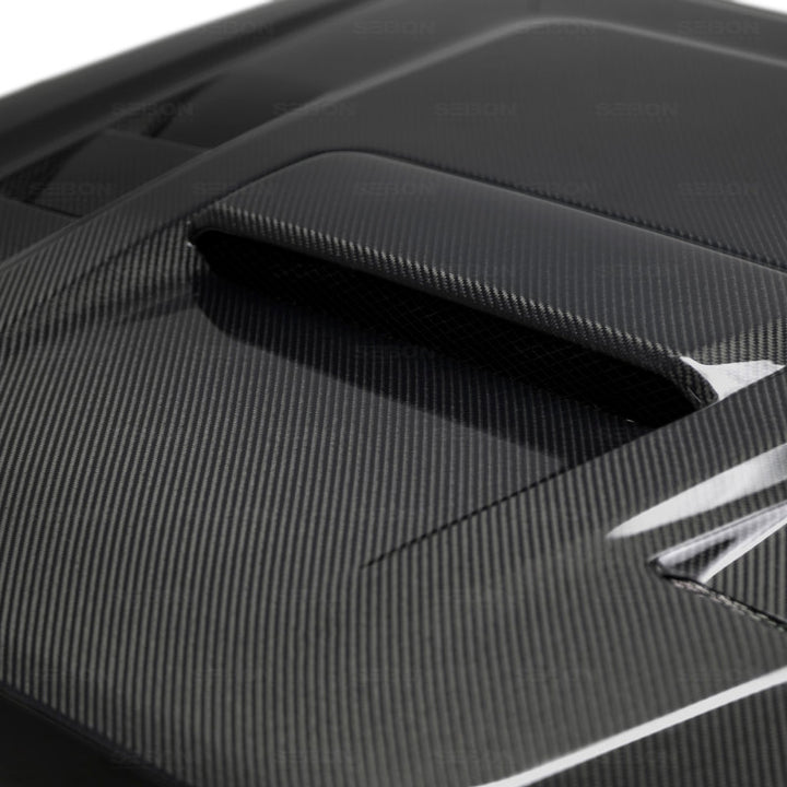 Seibon TS-Style Carbon Fiber Hood for 2018+ Toyota Tacoma