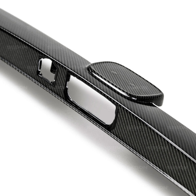 Seibon Carbon Fiber OE Trunk Garnish for 2016+ Honda Civic 4DR