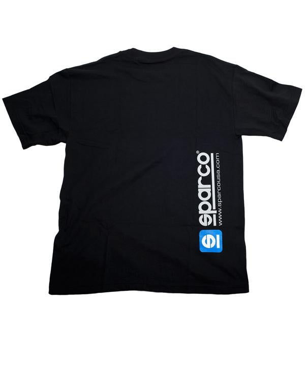 Sparco WWW T-Shirt Black XXL Short Sleeve Crew Tee Shirt