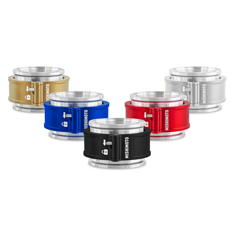 Mishimoto Quick Release Clamp Assembly 2.5in Black Aluminum - OneFastShop