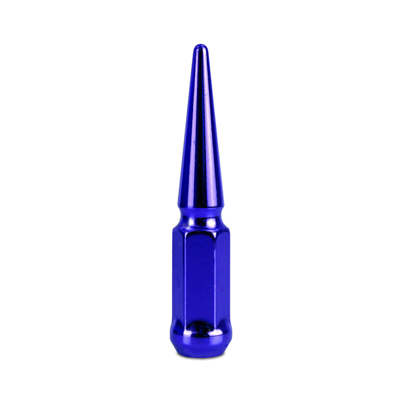 Mishimoto Steel Spiked Lug Nuts M14 x 1.5 24pc Set - Blue, image 2
