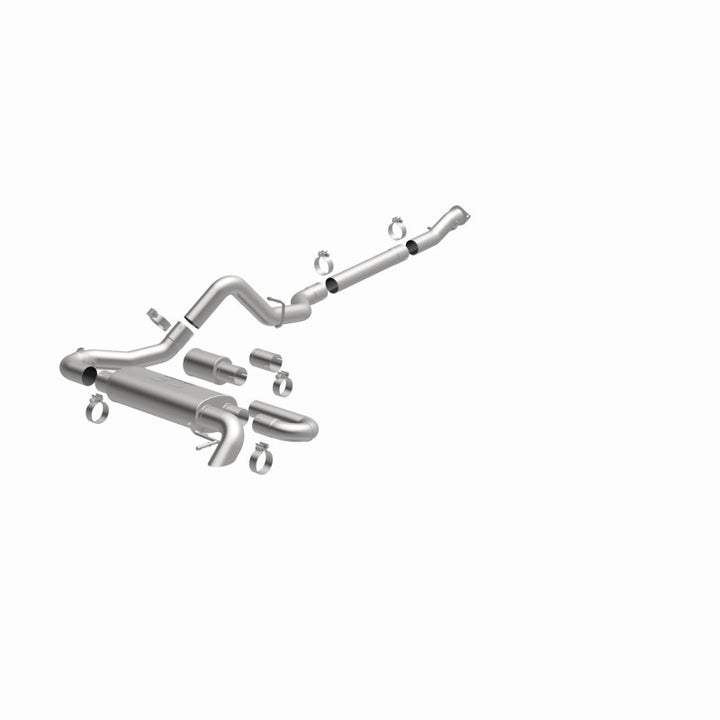 MagnaFlow Overland Series Cat-Back Exhaust for 2021 Ford Bronco - Single Straight Driver Exit - OneFastShop