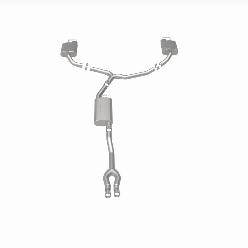 Magnaflow Stainless Cat-Back Performance Exhaust for 11-12 Dodge Charger V6 3.6L Dual Split Rear Exit - OneFastShop