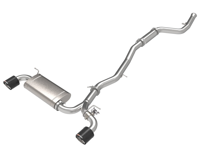 Afe Power Takeda Exhaust System with Carbon Tips for 2021 Toyota Supra 2.0L - OneFastShop