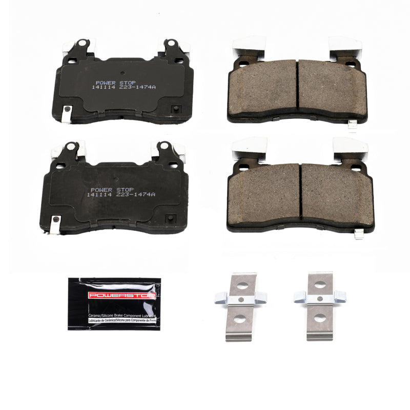 PowerStop Z23 Evolution Sport Brake Pads with Hardware for 15-19 Cadillac CTS - OneFastShop