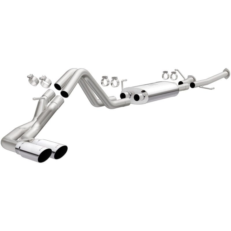 MagnaFlow Exhaust System for 14 Toyota Tundra V8 Stainless Steel Dual Rear Exit - OneFastShop
