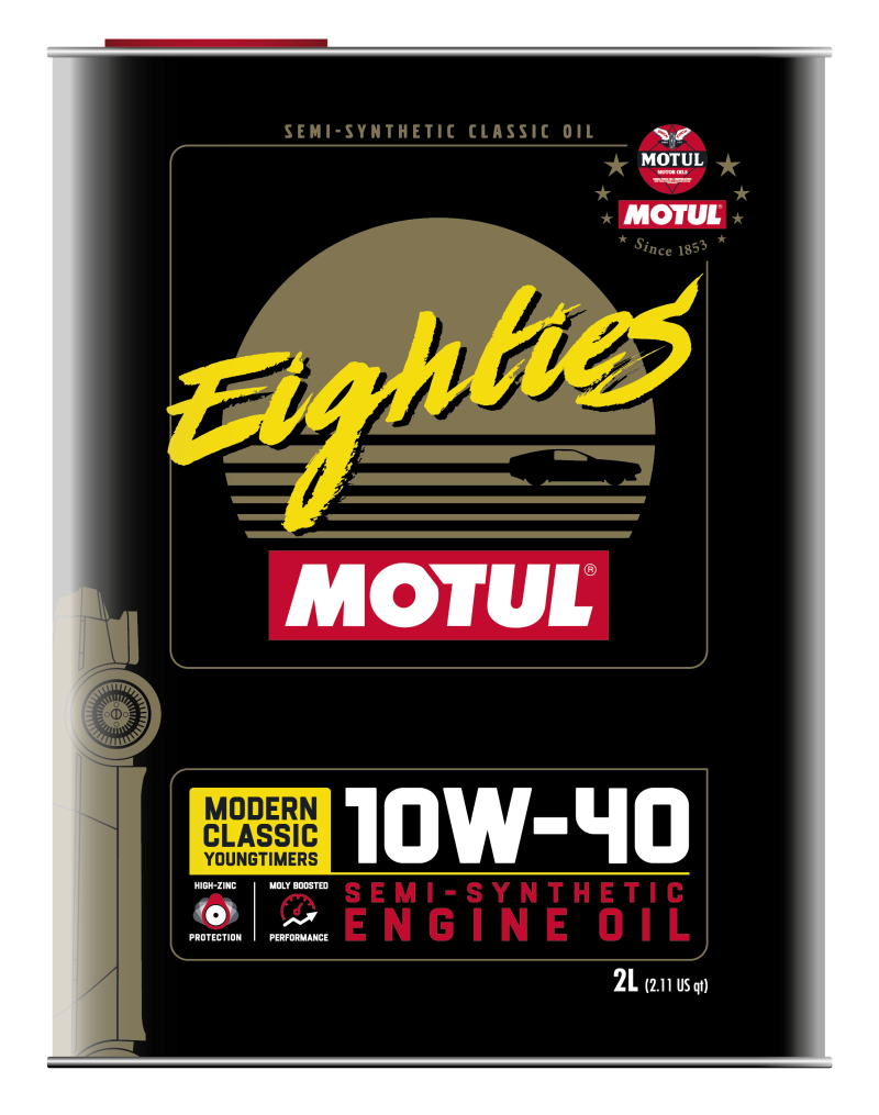 Motul Classic Eighties 10W40 Oil - 10x2L - OneFastShop