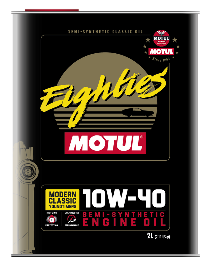 Motul Classic Eighties 10W40 Oil - 10x2L - OneFastShop