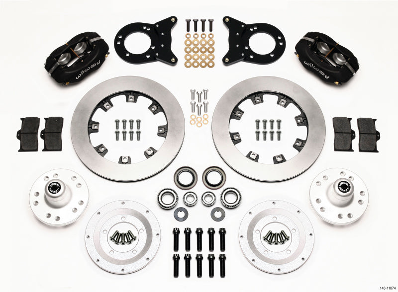 Wilwood Forged Dynalite Front Kit 12.19in for 1970-1973 Mustang Disc & Drum Spindle - OneFastShop