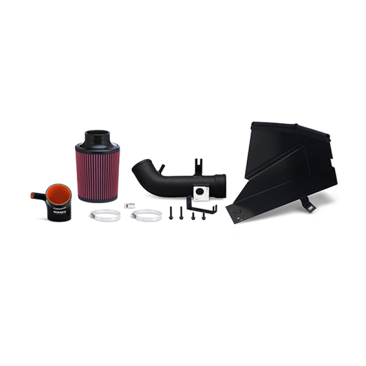 Mishimoto Performance Air Intake with Heat Shield - Wrinkle Black for 06-11 Honda Civic Si - OneFastShop