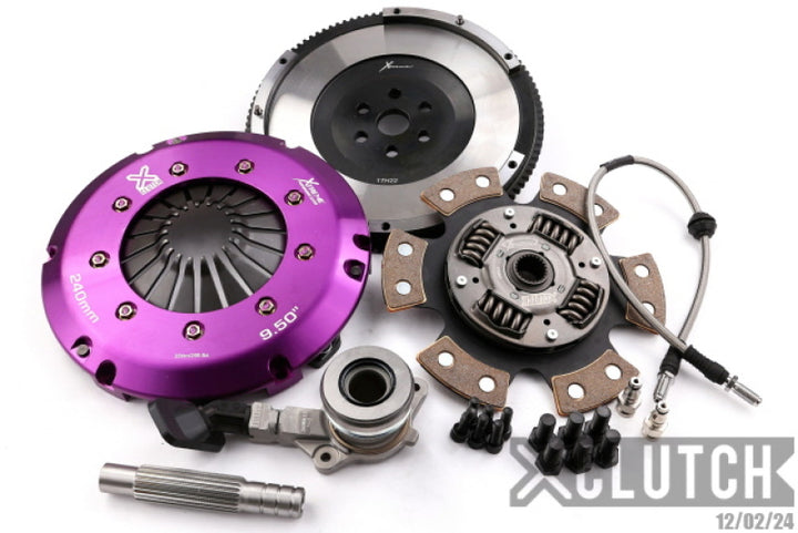 XCLUTCH Stage 2R Extra HD Sprung Ceramic Clutch Kit for 13-18 Ford Focus ST 2.0L - OneFastShop