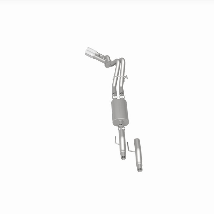 Magnaflow SS Catback Exhaust Dual Same Side Exit 3.5in Tips for 2011-2014 Ford F-150 3.7L 5.0L 6.2L - OneFastShop