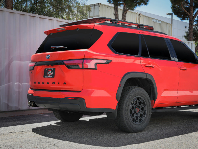 aFe Vulcan Series 304 SS Cat-Back Exhaust, Black Tip - Toyota Sequoia 3.4L V6 (2023-2026), image 2